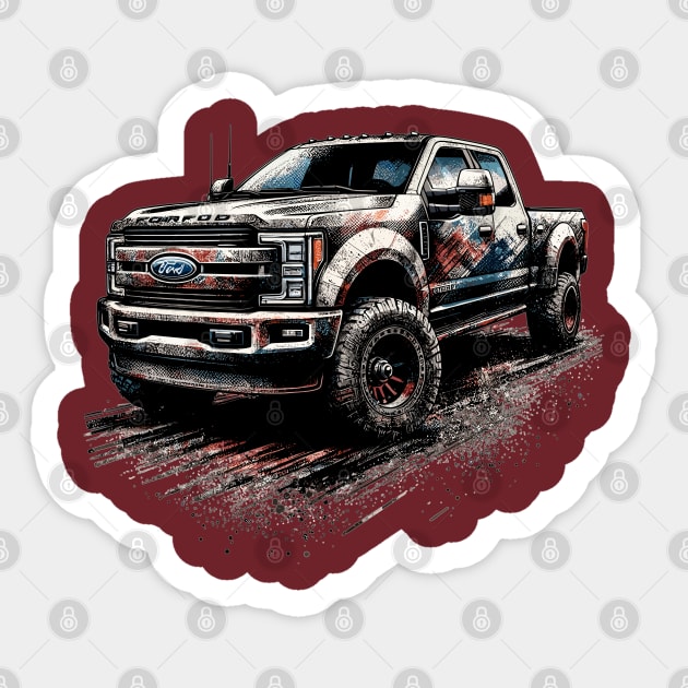 Ford F-350 Sticker by Vehicles-Art